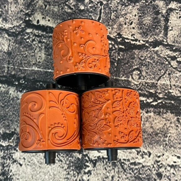 Stampin' Up! 3 Stampin' Around JUMBO 2" Wheel Roller Stamps & Case - Picture 4 of 6